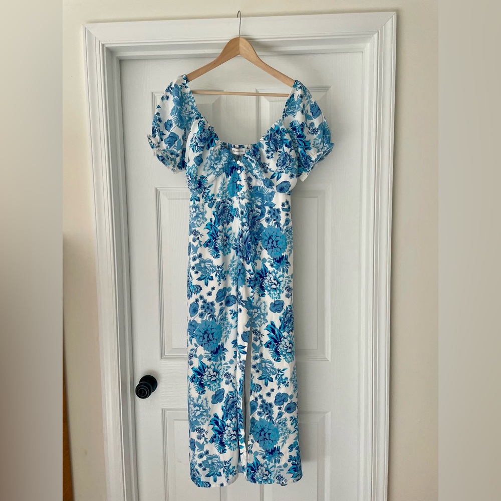 That’s So Fetch Solem Midi Floral Dress Blue - Picture 4 of 7